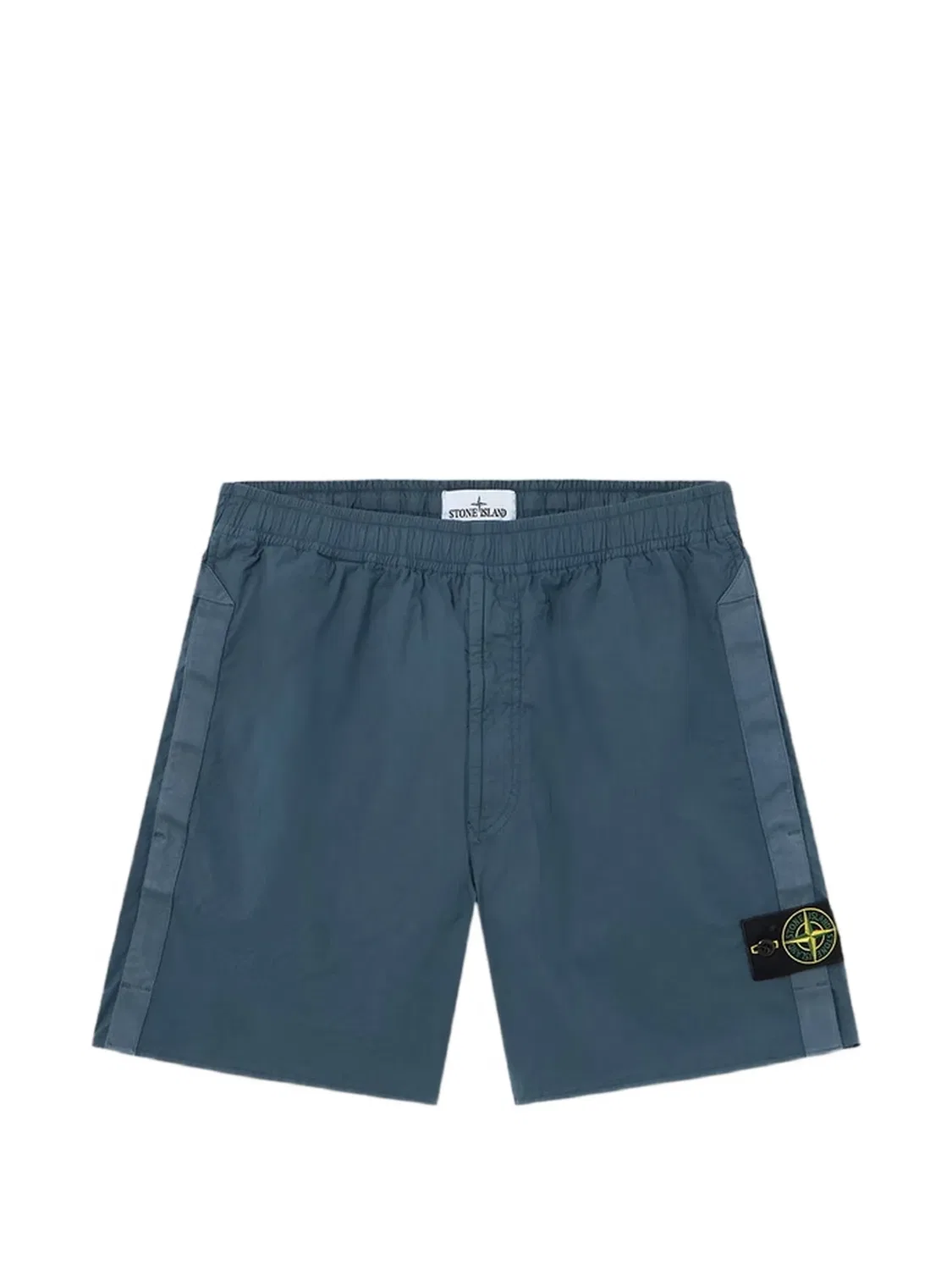 Шорты из хлопка, синие Stone Island, синий