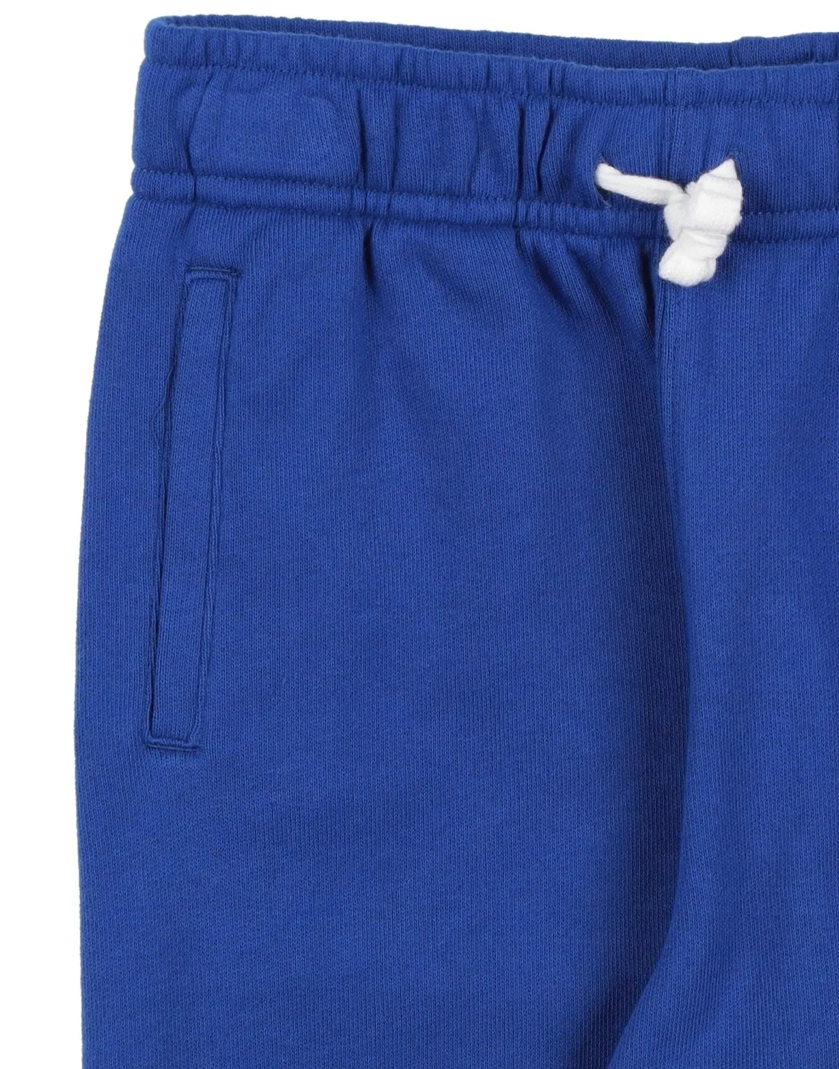 Детские спортивные штаны для девочек с принтом Mixed-Logo Terry Jogger Pant Polo Ralph Lauren, синий — фото 3