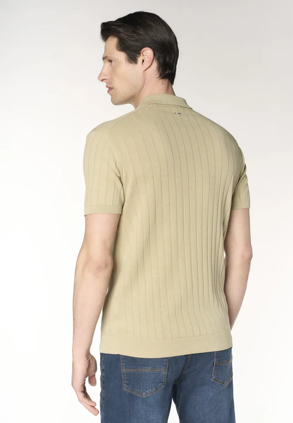 Рубашка поло U.S. Polo Assn., Beige — фото 3