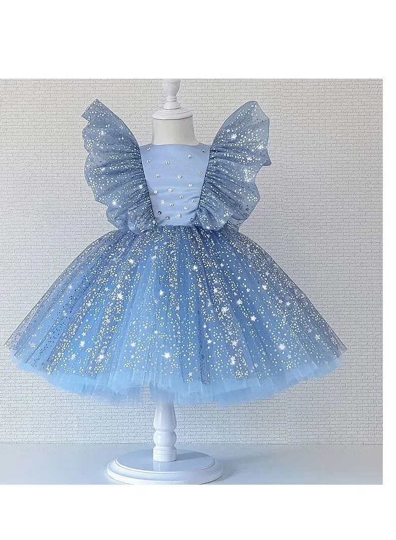 Платье с принтом Princess skirt Loquat, синее