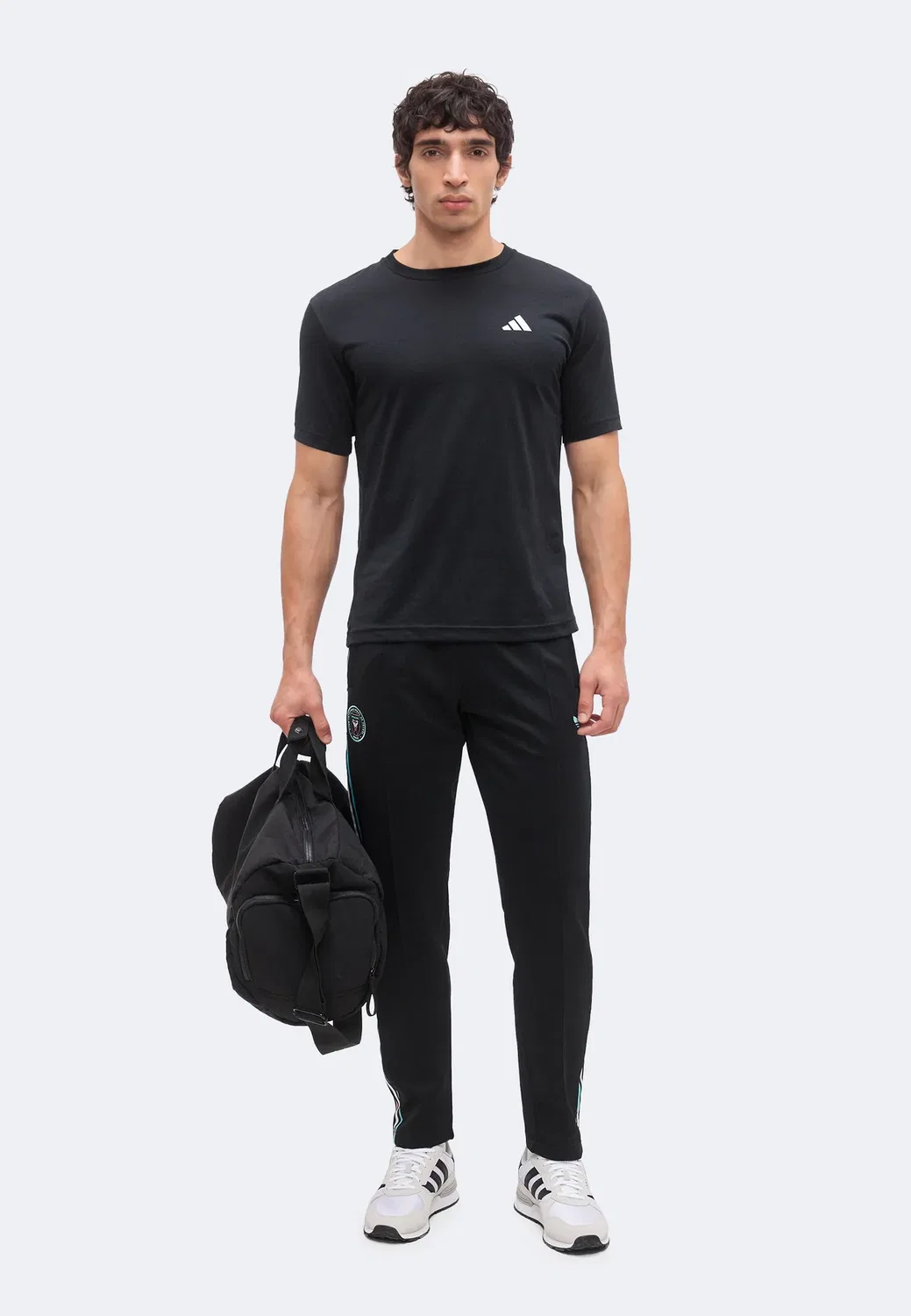 Спортивные штаны "Интер Майами" - клубная одежда Adidas Originals, Black — фото 2