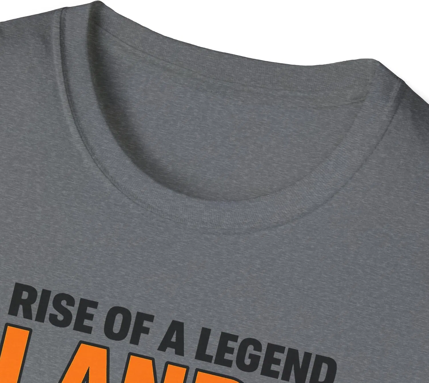 Женская футболка с принтом Salute to Norris, Formula Racing Champion 2025, Retro Lando Helmet Tee, Rise of a Legend Tshirt, графитовый меланж — фото 3