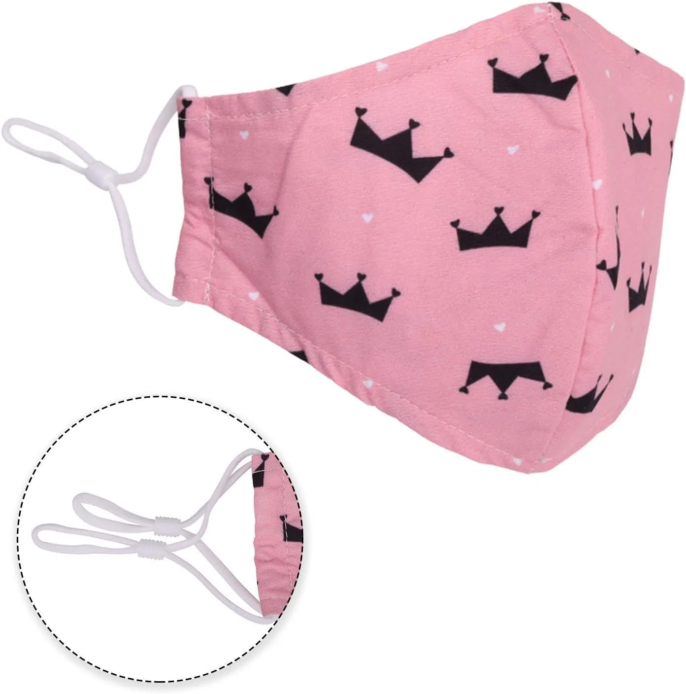 Тканевая маска для лица, 3 слоя, Trimming Shop, 1 шт, Baby Pink — фото 4