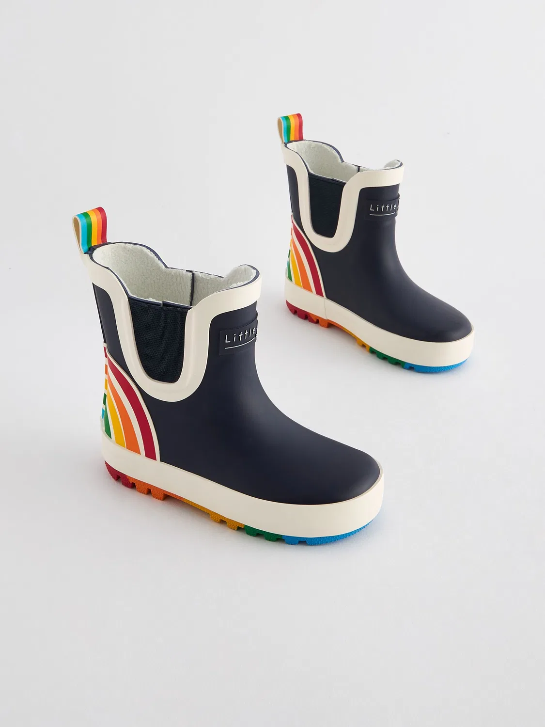 Резиновые сапоги Rainbow Welly Boots Little Bird by Jools Oliver, темно-синий — фото 2