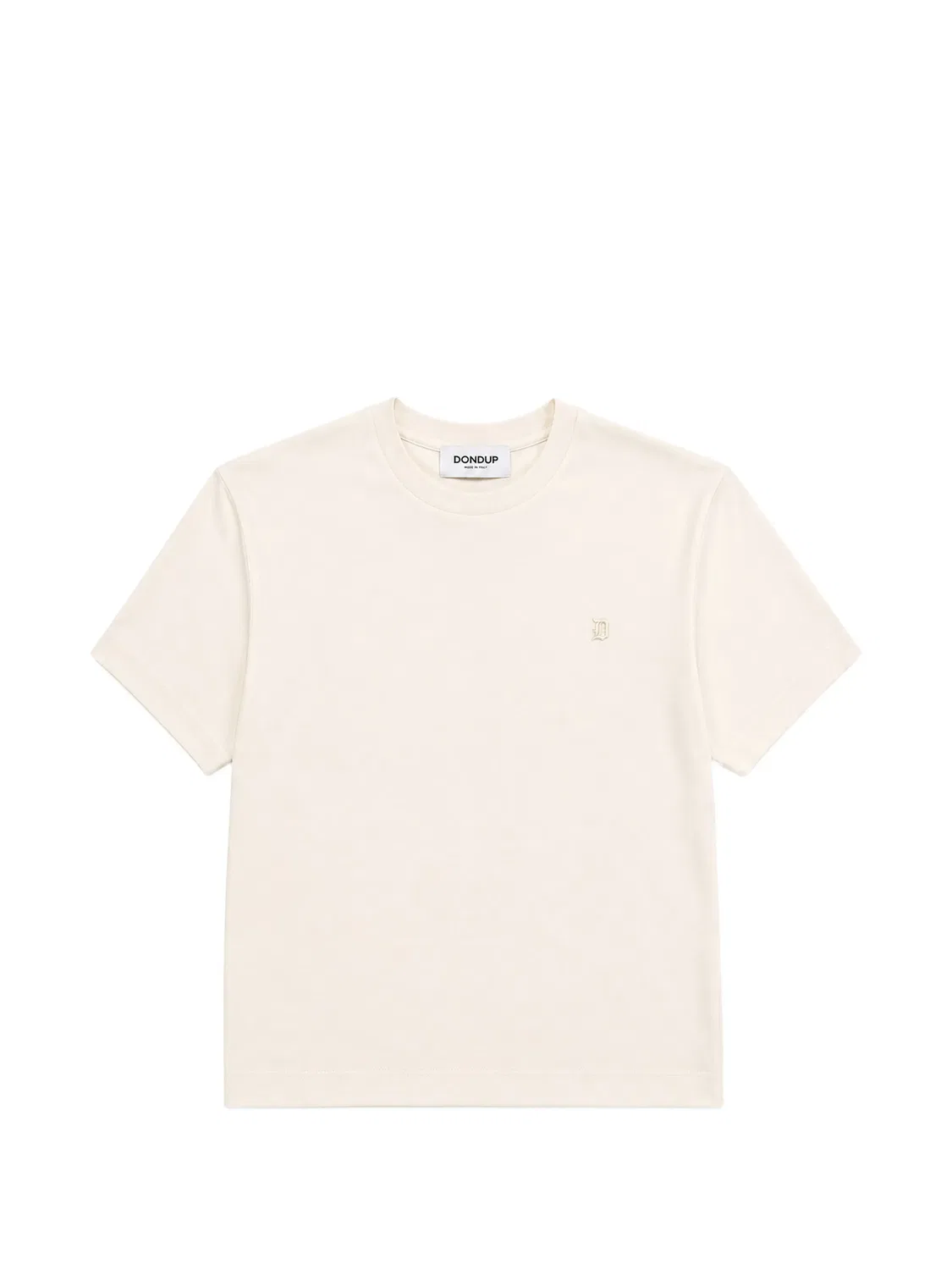 Футболка с вышитым логотипом Dondup Kids, белый