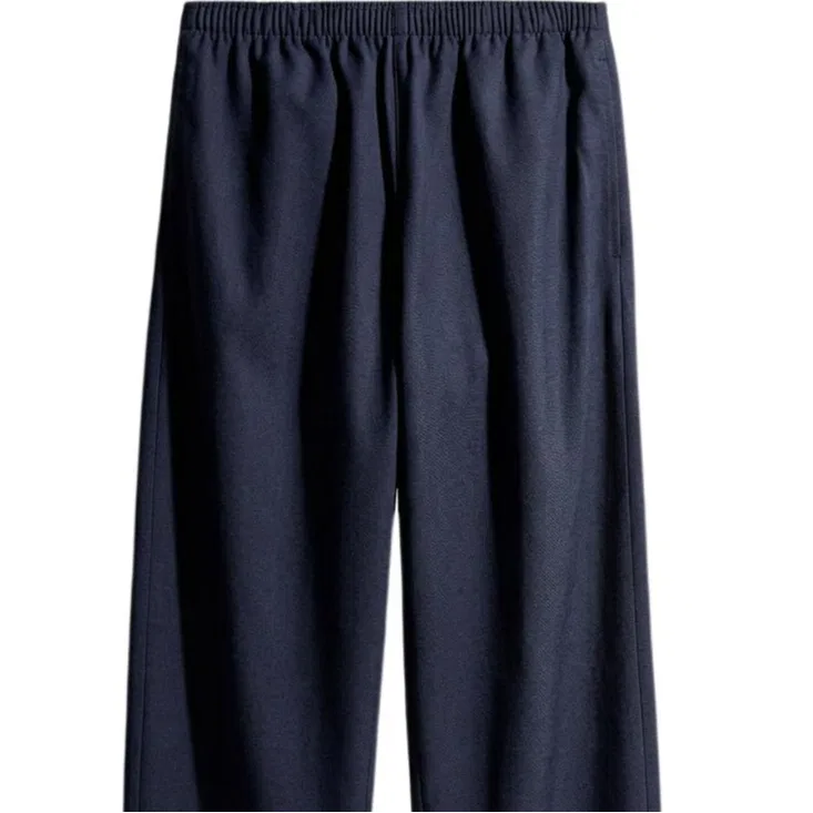 Мужские брюки повседневные с умеренным прямым кроем Dark Blue GUCCI — фото 3