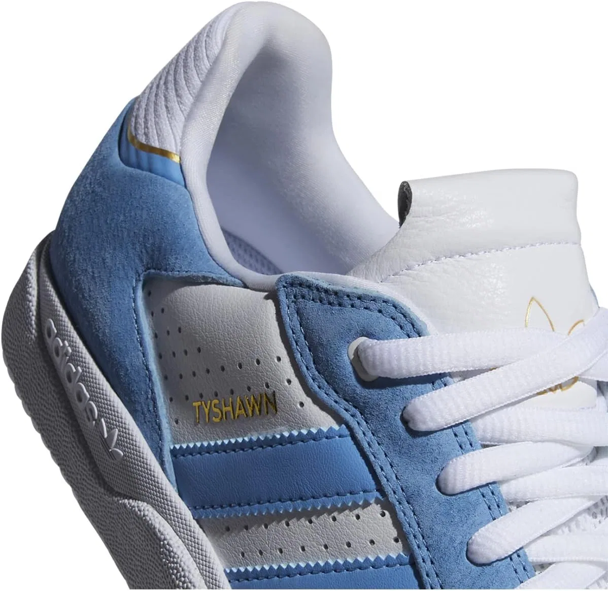 Кроссовки для скейтбординга adidas Samba Adv, цвет App Sky Rush-gold Metallic — фото 4