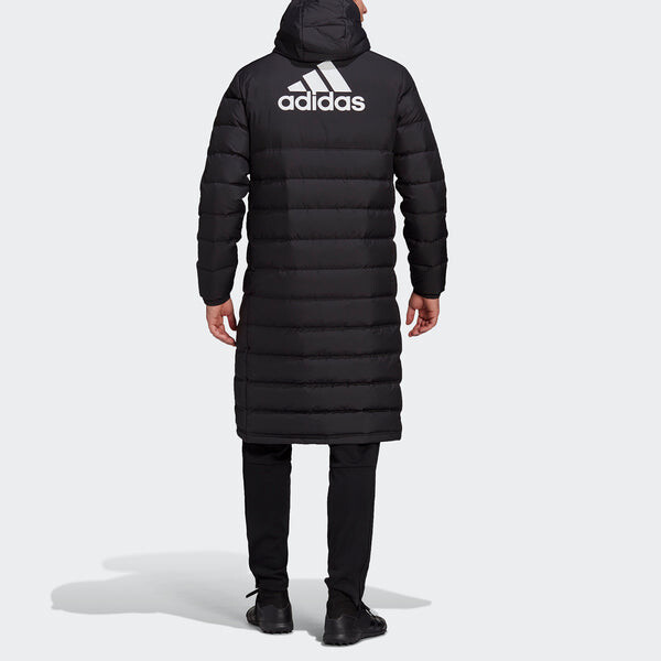 Пуховик adidas Tiro21L Down Football Hood Warm Down Jacket Men's Black, черный — фото 4