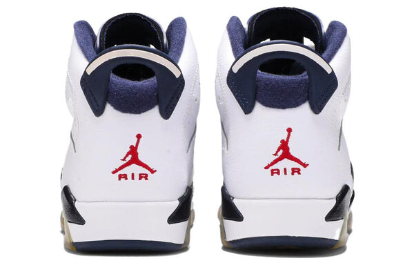 Кроссовки 6 ретро Air Jordan, белый — фото 4