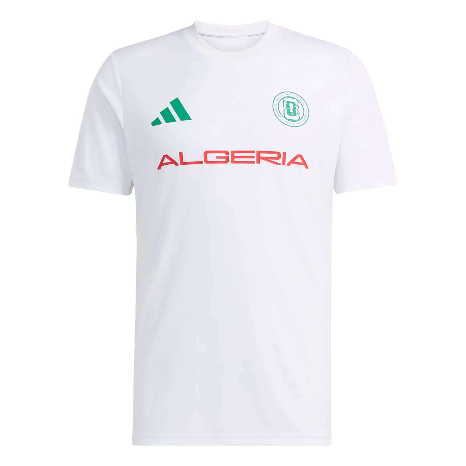 Белое джерси Adidas Performance FIFA Fussball-Weltmeisterschaft 2026 Algerien