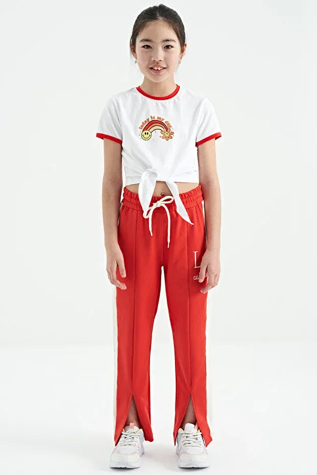Детские спортивные штаны для девочек с вышивкой Fiesta letter embroidery Tommy Life, Fiesta — фото 3