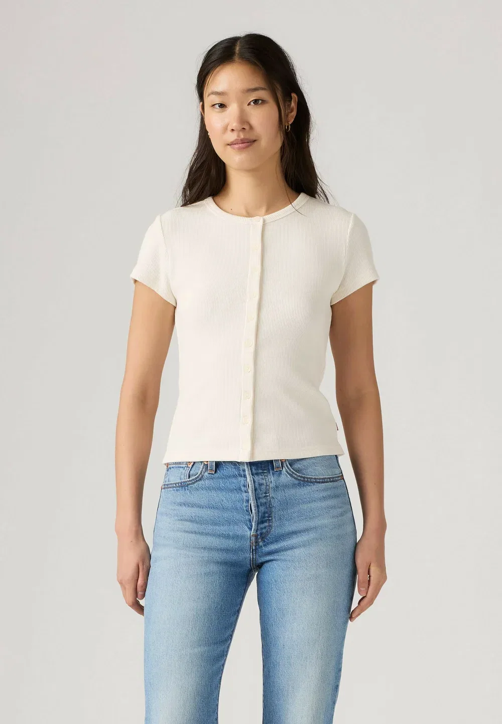 Кардиган Rory Button Through SS Anthracite Night Levi'S, Egret - Whites -