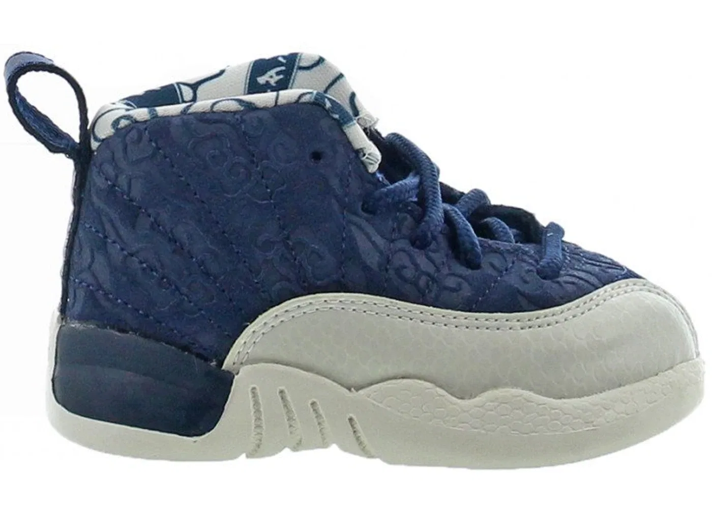 Детские кроссовки Lifestyle Jordan 12 Retro Jordan, College Navy/University Red-Sail