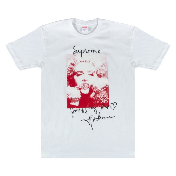 Футболка Supreme Madonna T-Shirt 'White', белый — фото 2