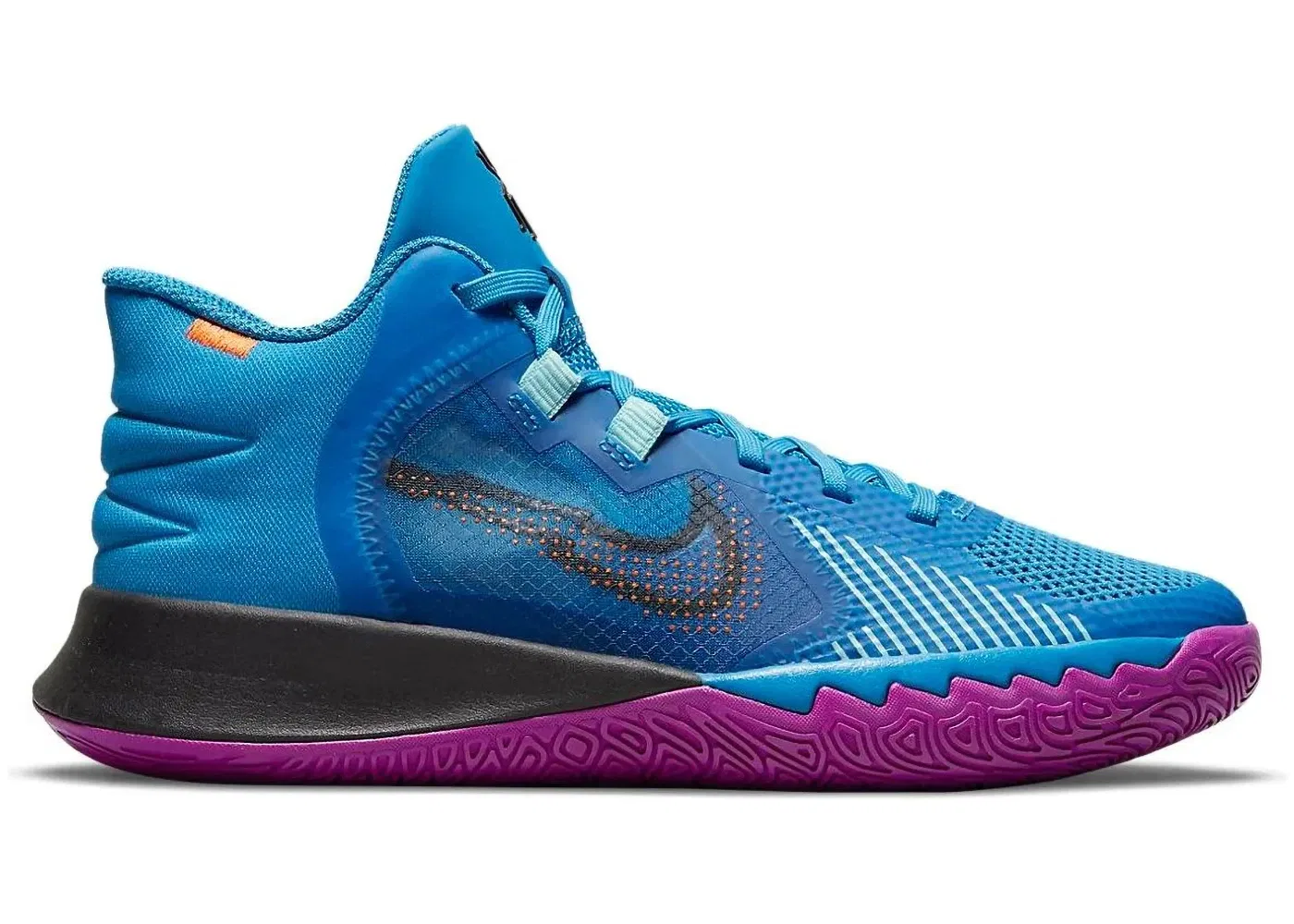Детские кроссовки для баскетбола Nike Kyrie Flytrap V, Light Photo Blue/Total Orange/Red Plum/Black