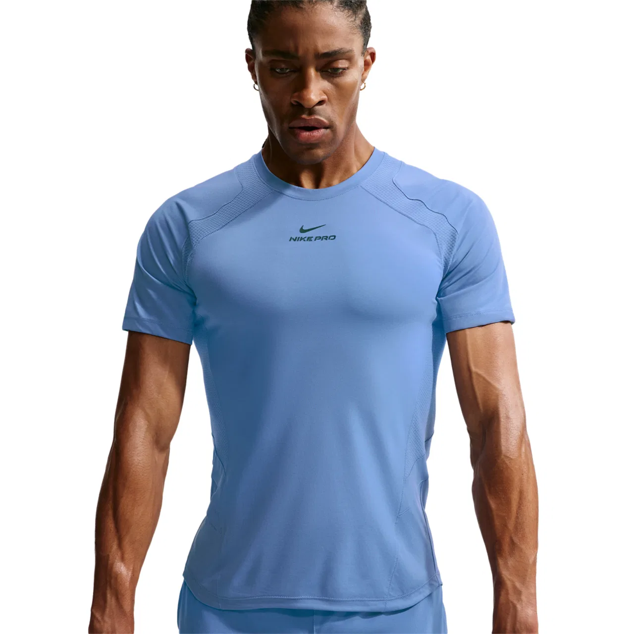 Мужская футболка с коротким рукавом Dri-FIT ADV Nike Pro Training, Indigo Storm/Indigo Storm/Black