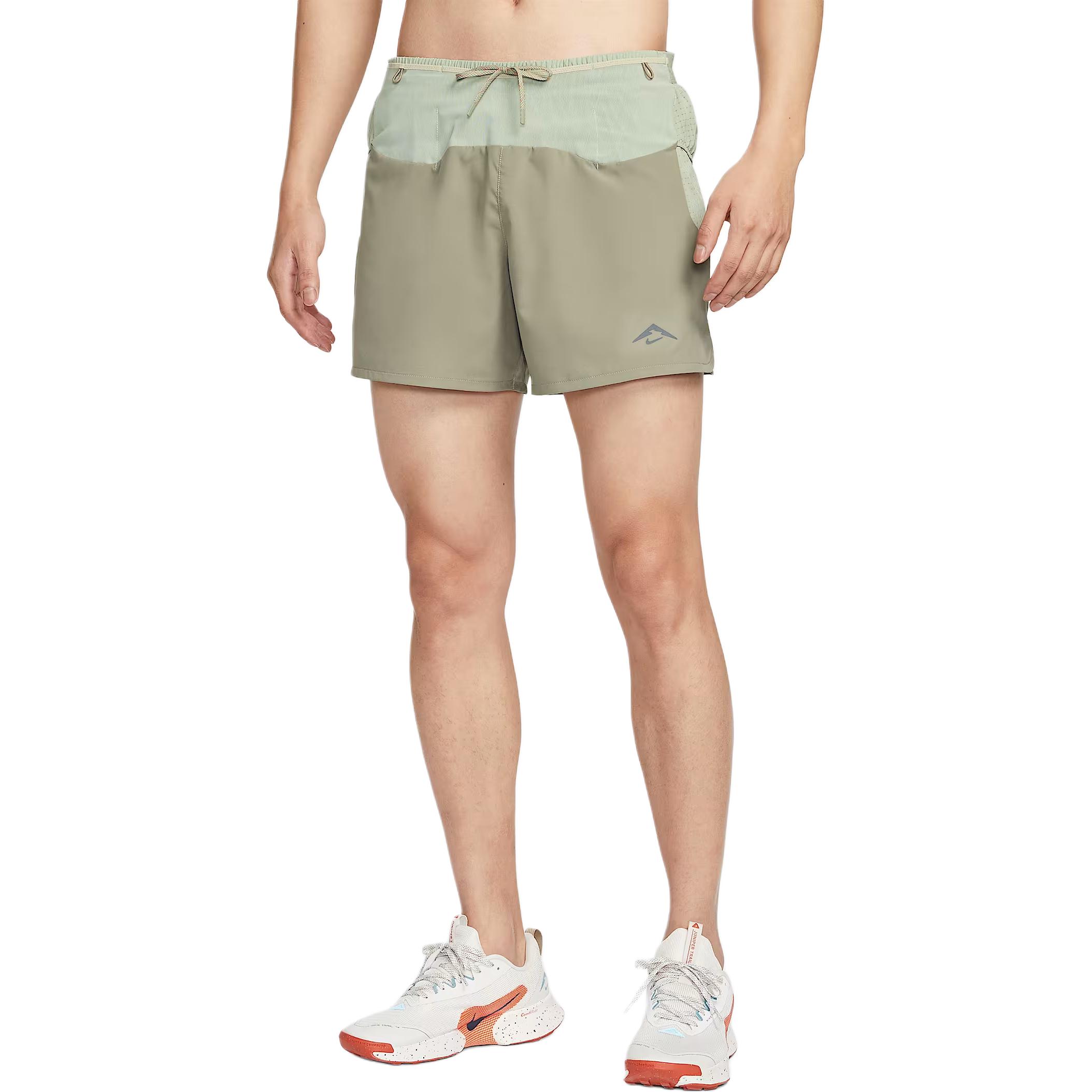 Nike Шорты мужские casual dri fit adv trail second sunrise light green gray/horizon green/desert khaki/black — фото 3