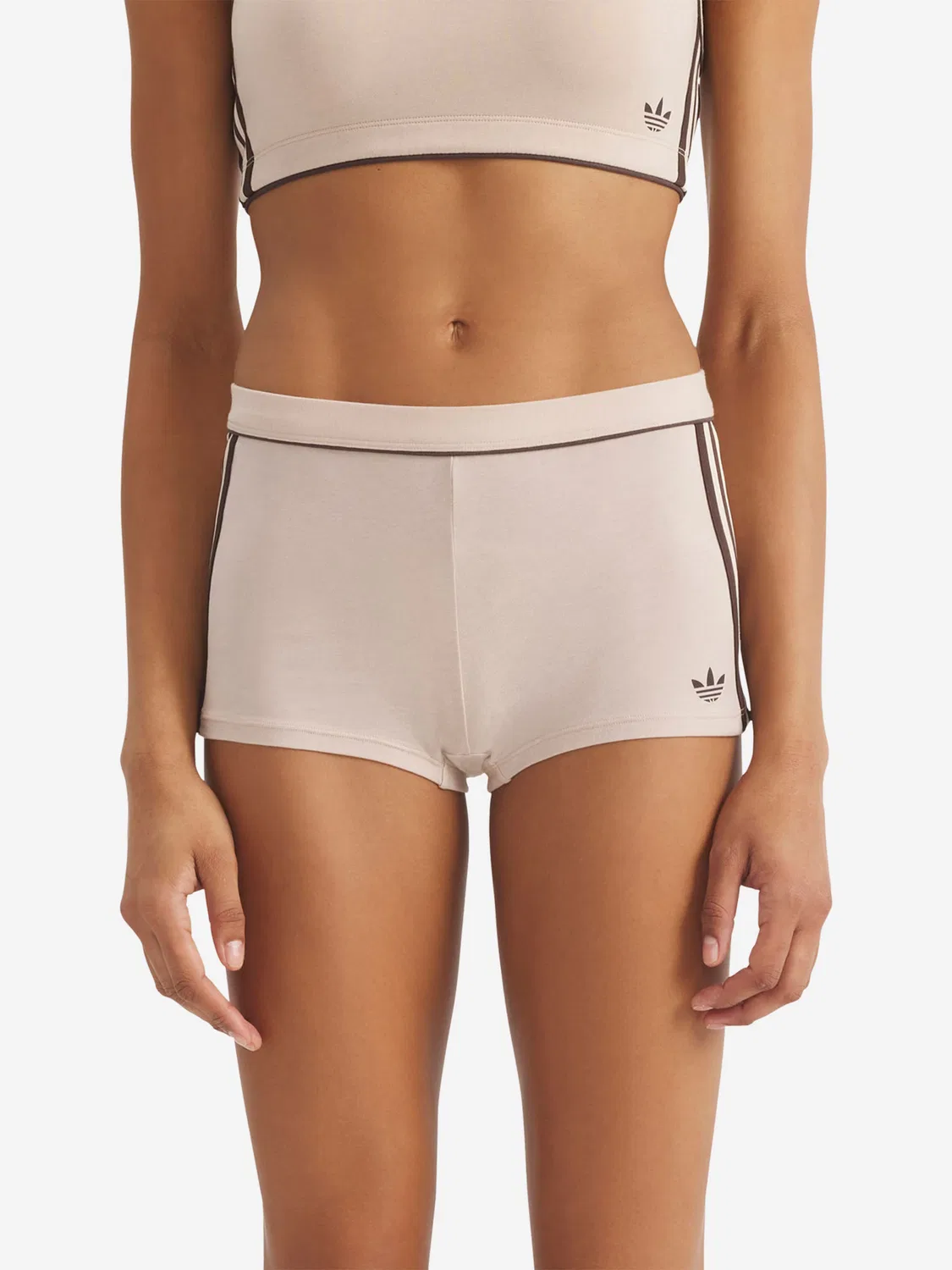 Шорты-боксеры Adidas OriginalsAdicolor Comfort Flex бежевого, бежевый — фото 3