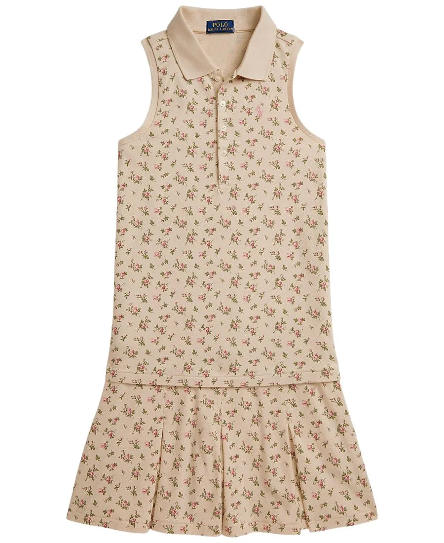 Комплект из поло и юбки-шорт с флоральным принтом Polo Ralph Lauren, Beatty Floral