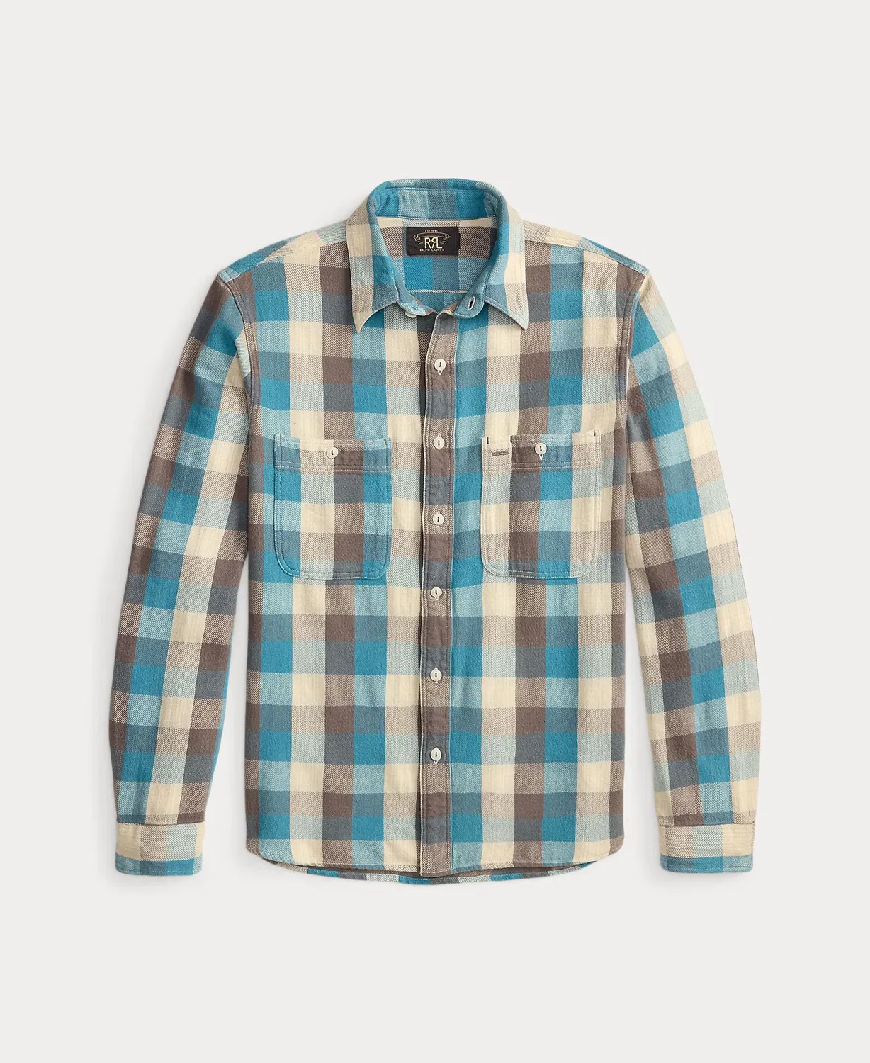 Мужская рубашка в клетку, Trabajo Azul/Blanco, Polo Ralph Lauren, мультиколор