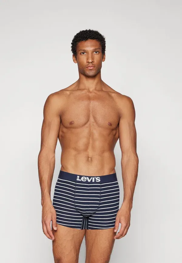 Боксеры в винтажную полоску, комплект из 2 штук - боксерские трусы Levi'S, темно-синий