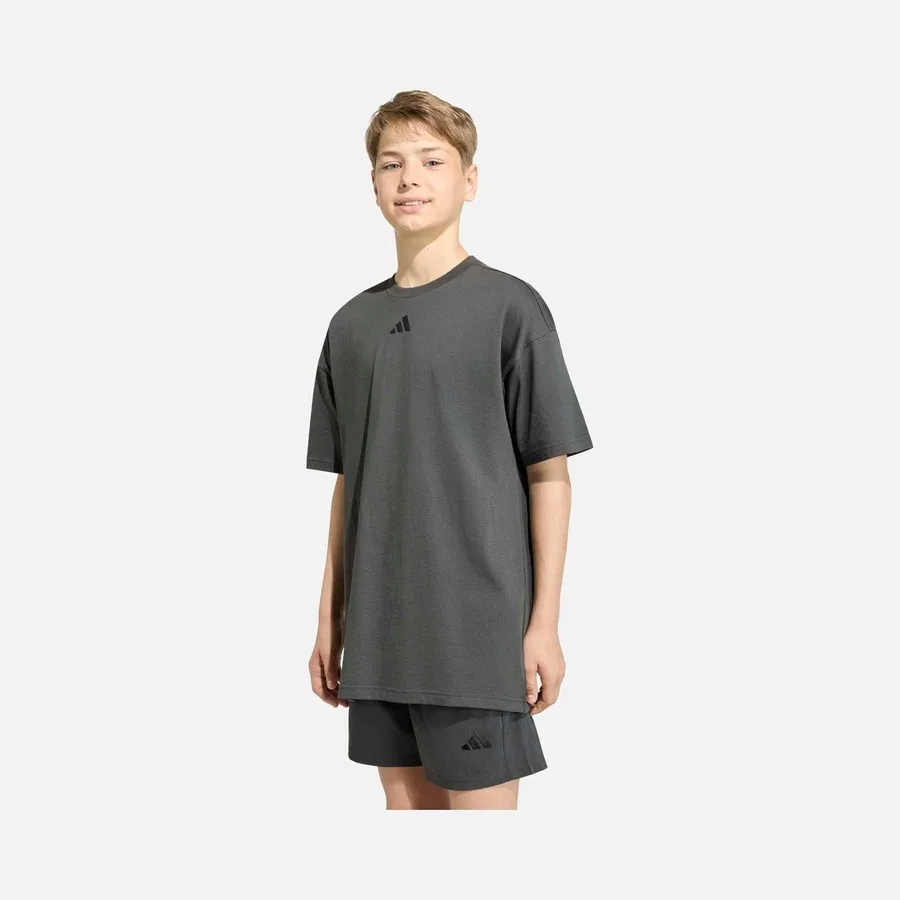 Детская футболка с коротким рукавом Essentials adidas, Серый