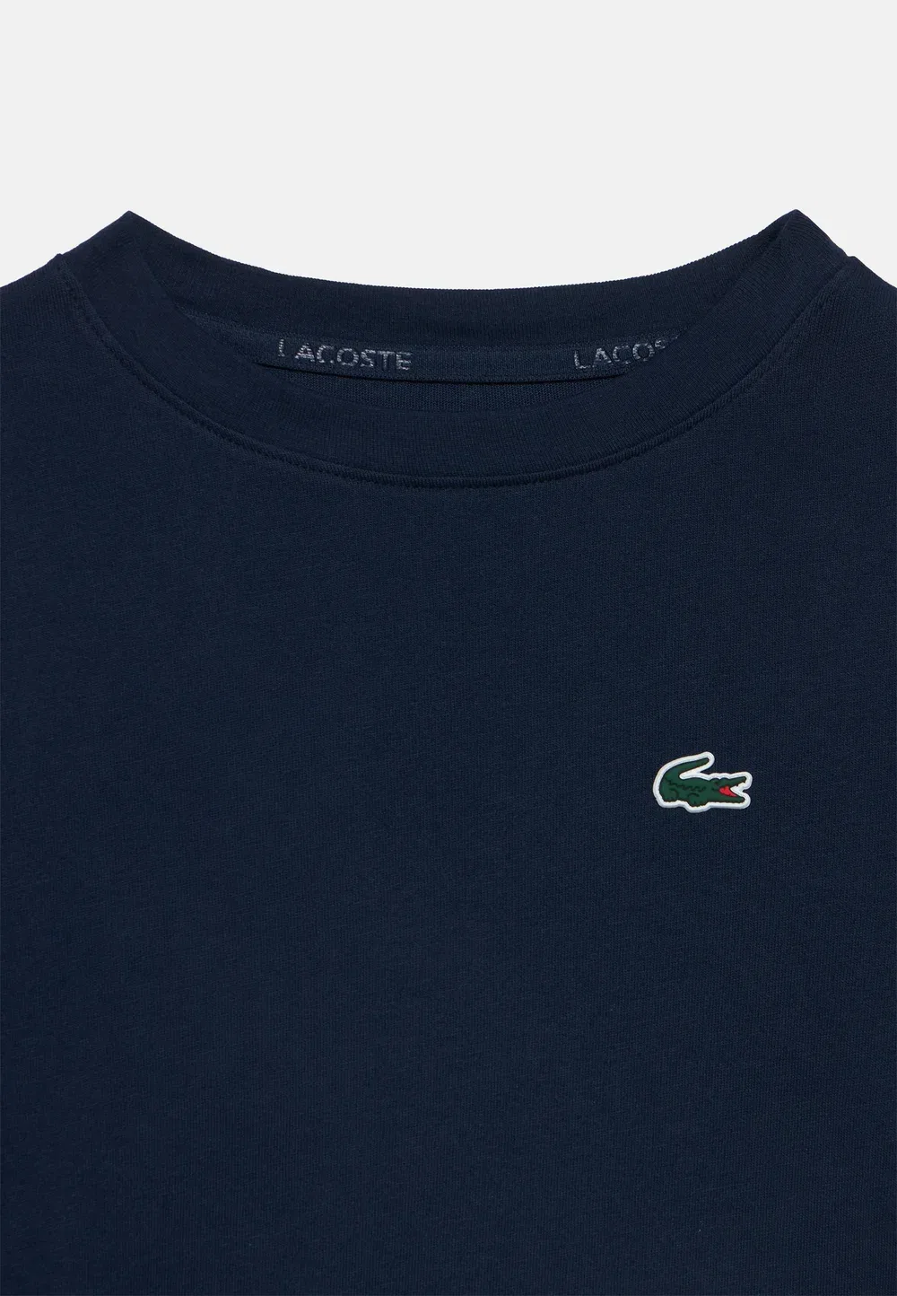 Классическая спортивная футболка с логотипом, унисекс - базовая футболка Lacoste, Marine — фото 3
