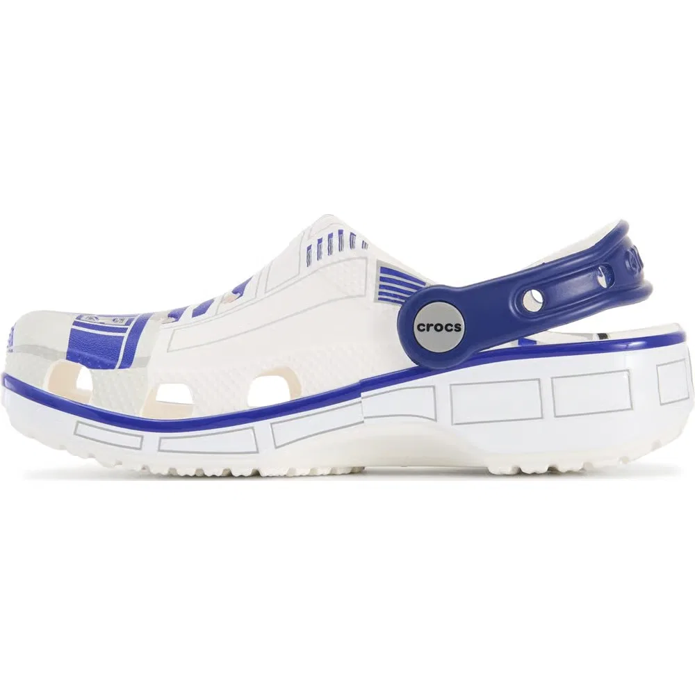 Детские классические сабо Star Wars R2D2 Crocs, White Multi — фото 3