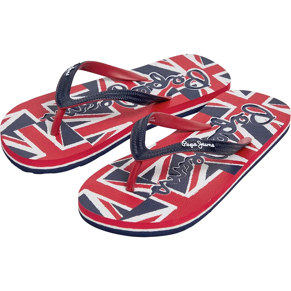 Шлепанцы Dorset Flag Pepe Jeans, красный — фото 3