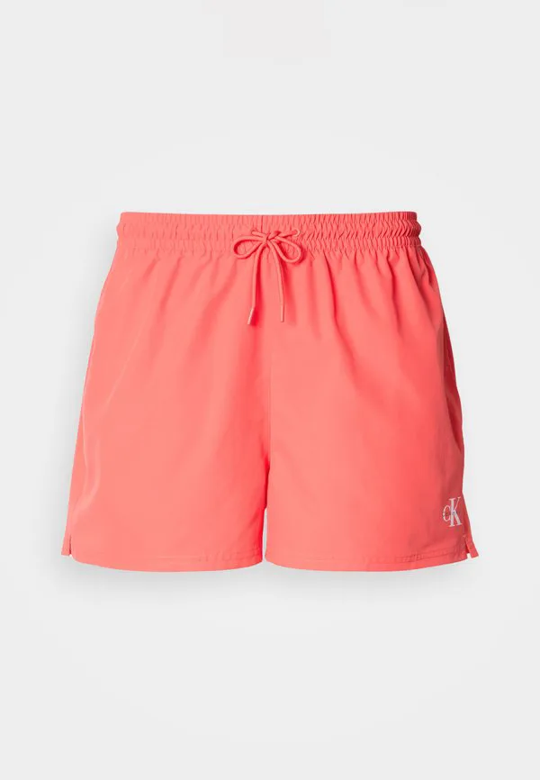Плавки с поясом на шнуровке и графическим монограммом. Calvin Klein Swimwear, Punch Pink — фото 4