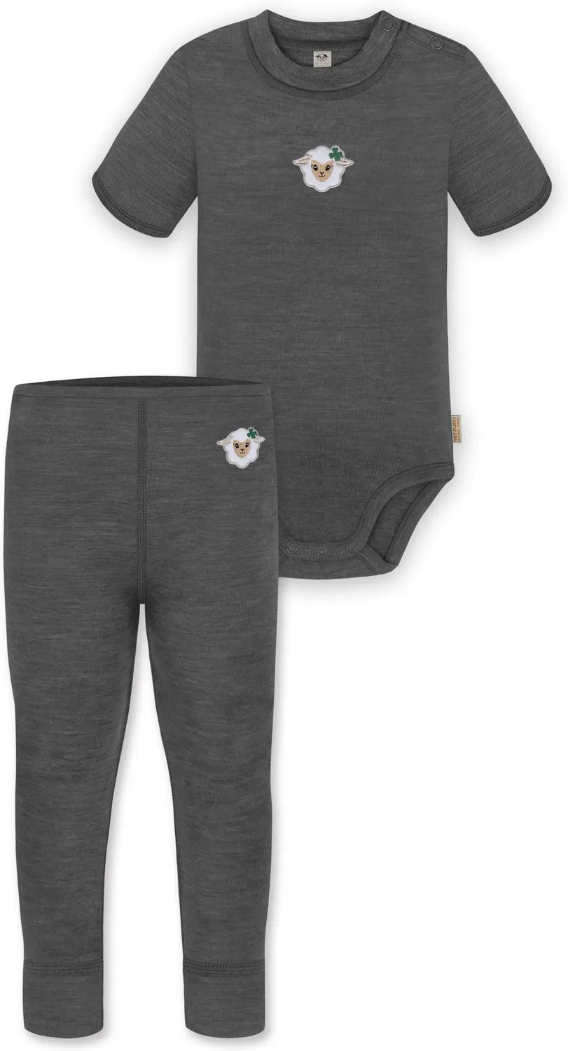 Боди-комбинезон с коротким рукавом и штаны Tihoi Tutira Normani Outdoor Sports, серый