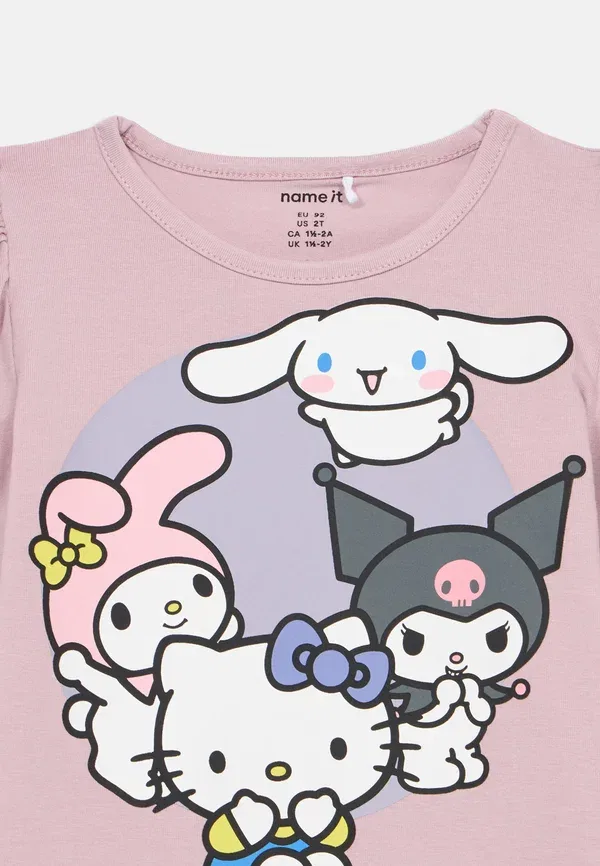 Футболка с Hello Kitty Hello Box Name It Dawn Pink, розовый — фото 4