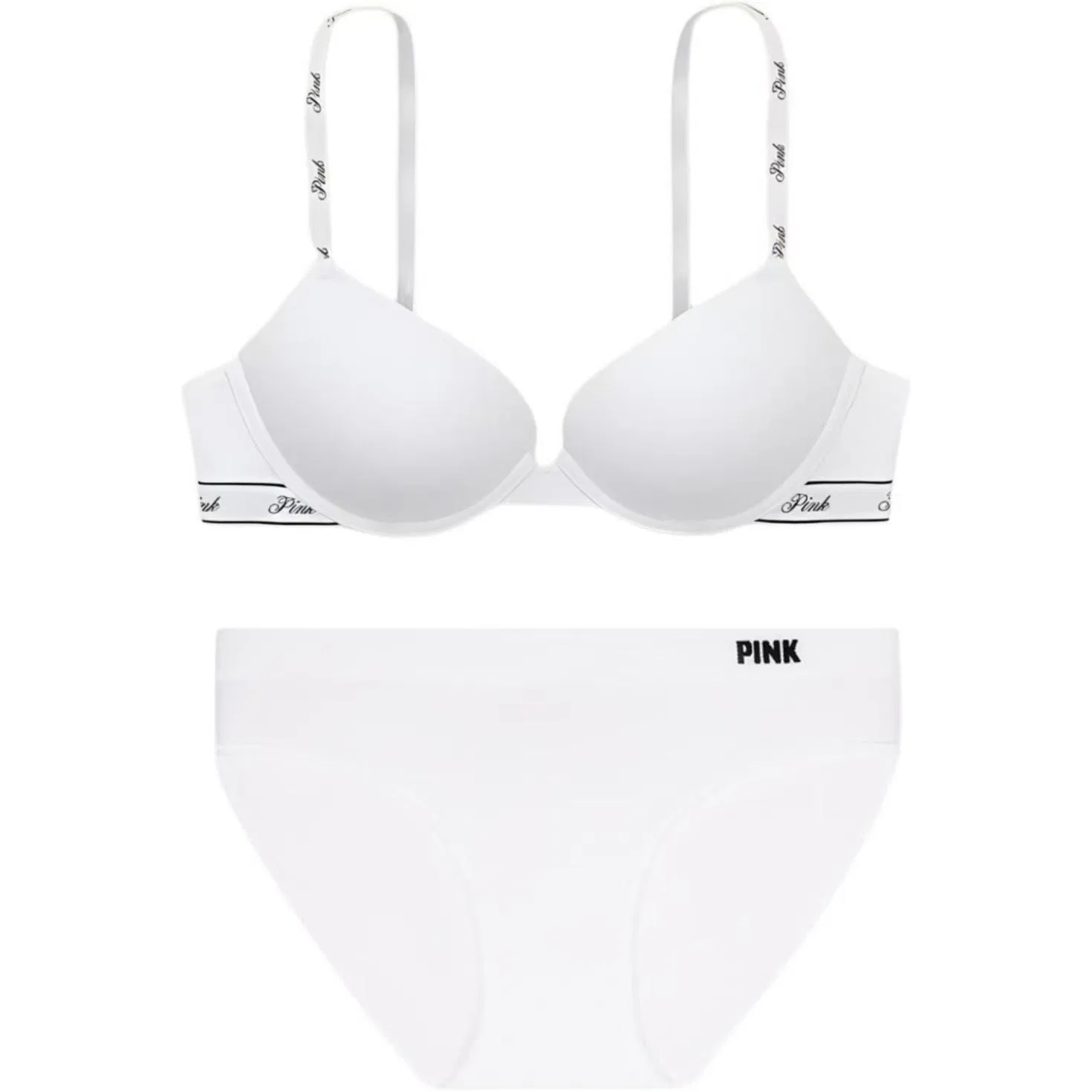 Женский комплект нижнего белья белый Set (White) Victoria's Secret