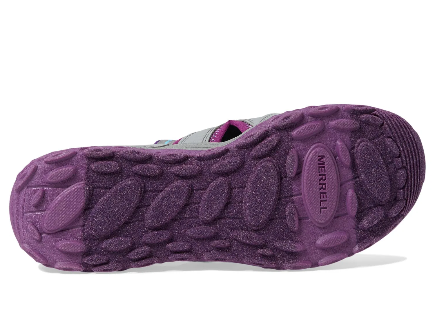 Детские сандалии-рыбачки с закрытым носком Hydro 2 Merrell, Grey Berry — фото 3