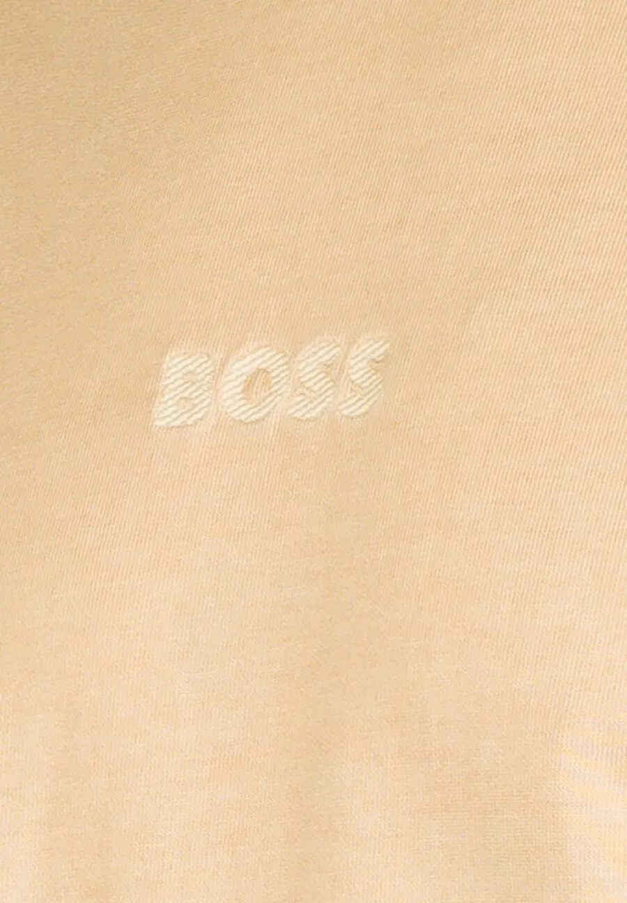 Футболка BOSS Tile оранжевого цвета — фото 3