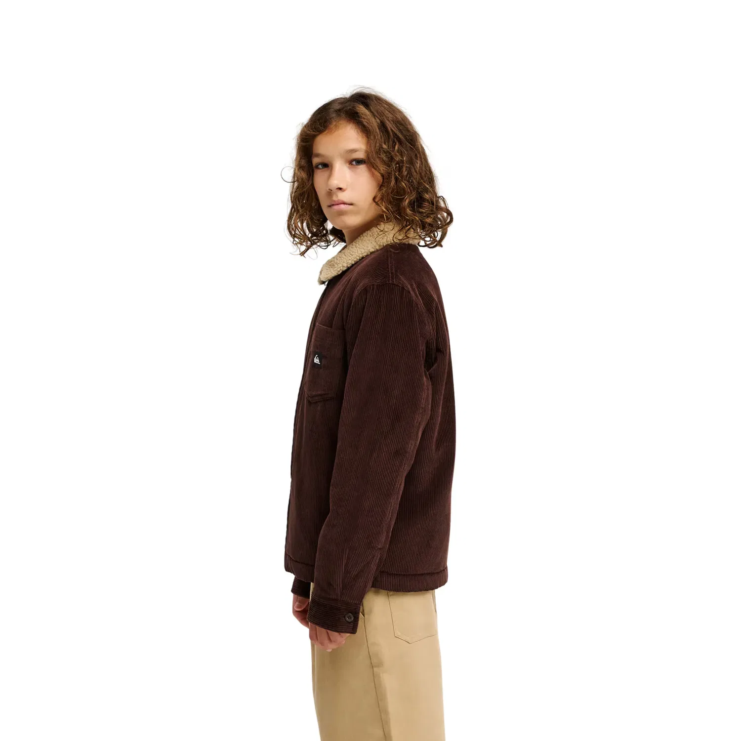 Детская куртка из флиса Quiksilver, Marrón — фото 3