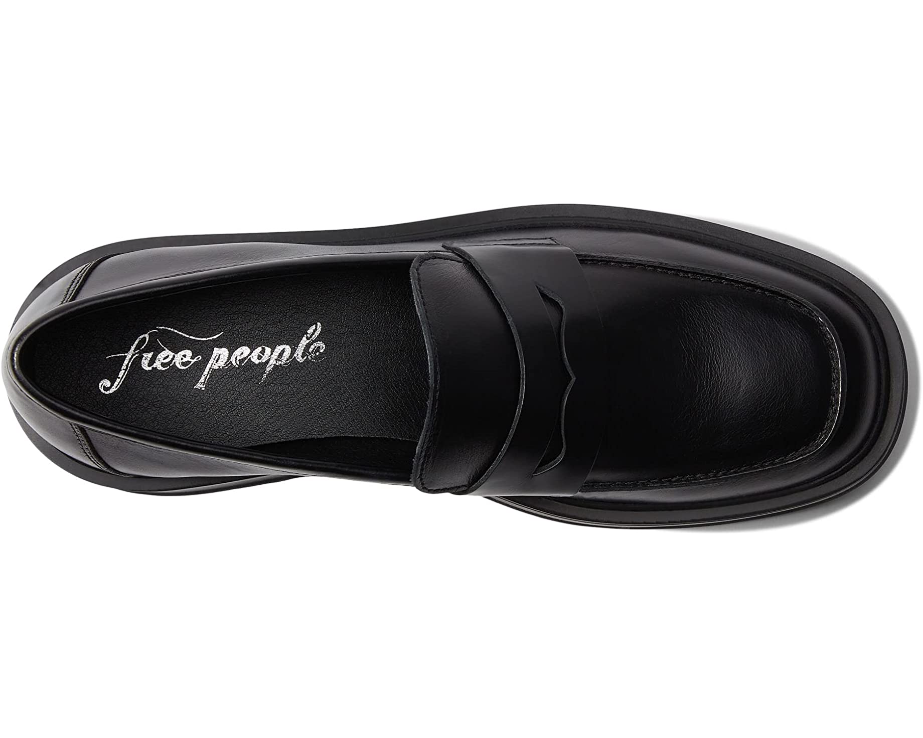 Лоферы Nico Platform Loafer Free People, черный - фото