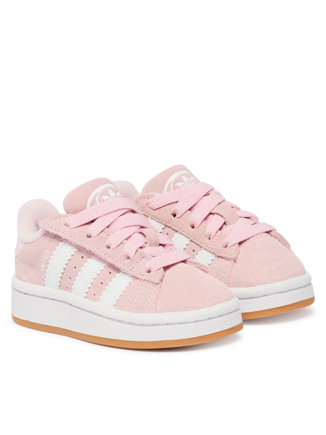 Кроссовки для девочки Campus Comfort Closure Elastic Lace Adidas, розовый — фото 2