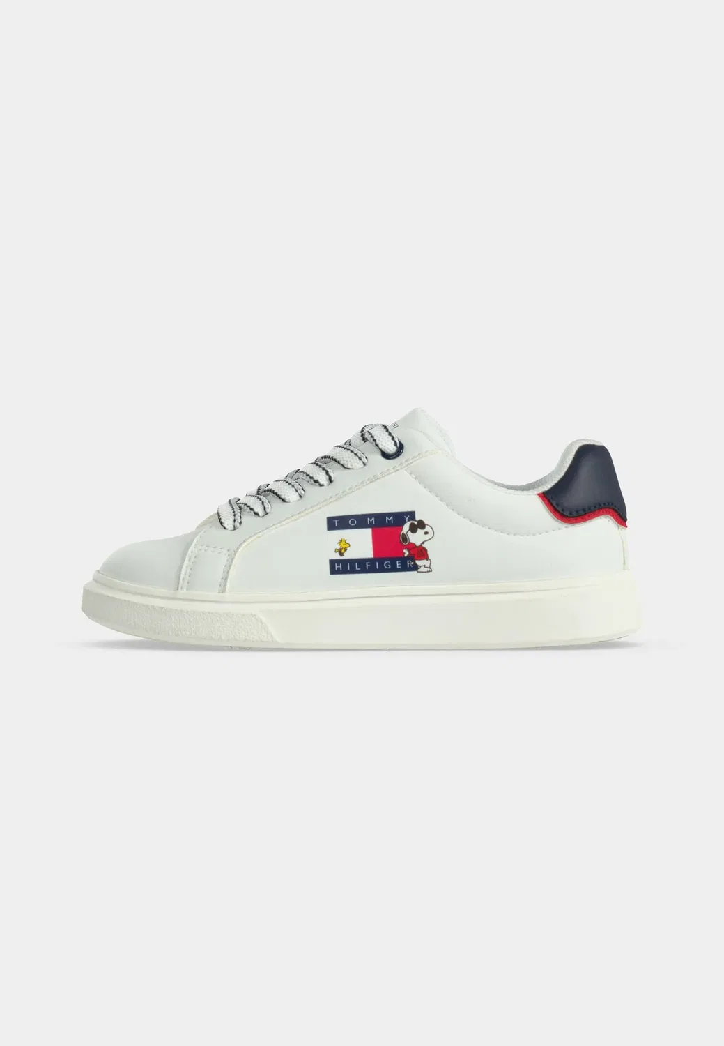 Кроссовки Cooper унисекс Tommy Hilfiger, White/Blue/Red — фото 2