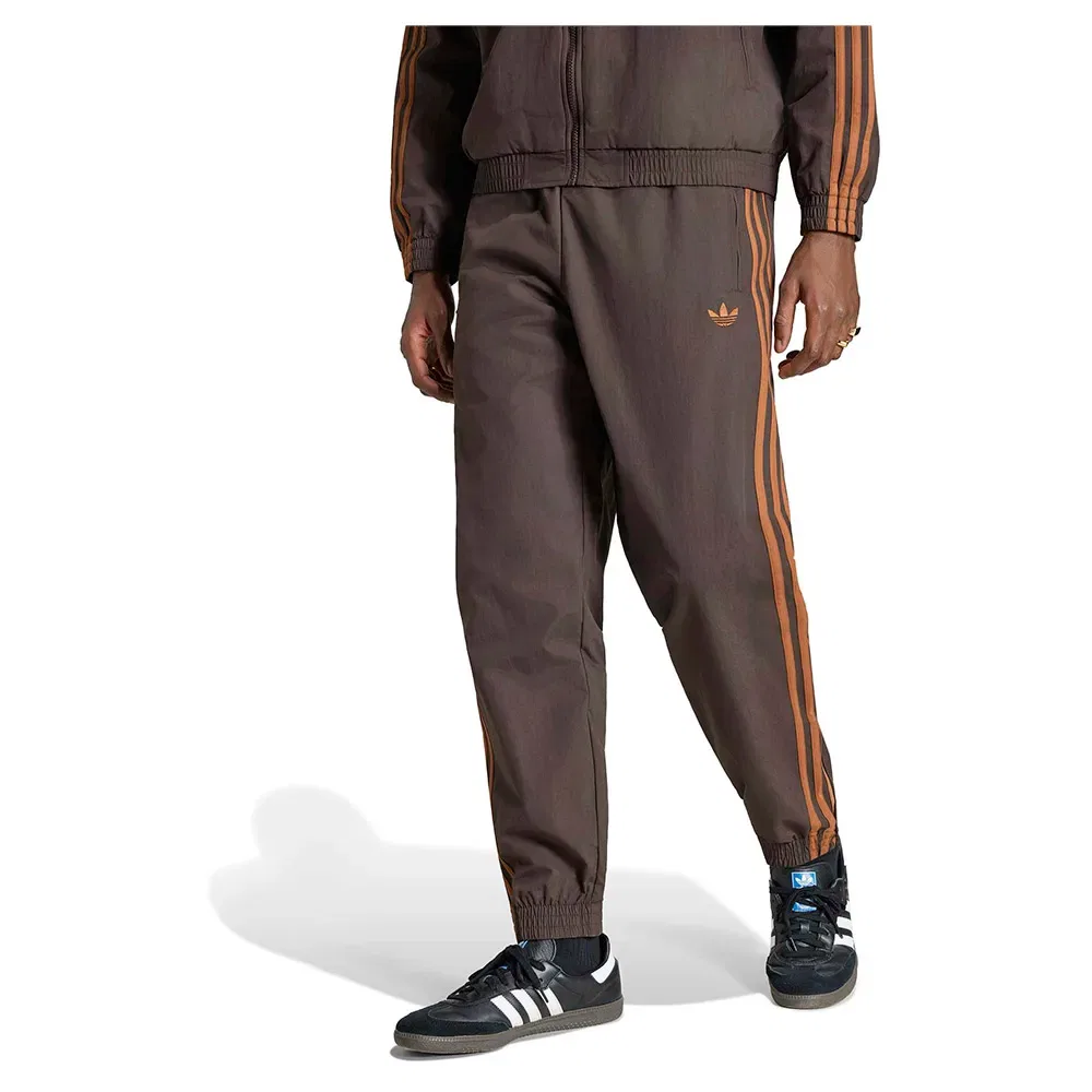 Мужские спортивные штаны с принтом Firebird Woven Track Adidas Originals, Brown