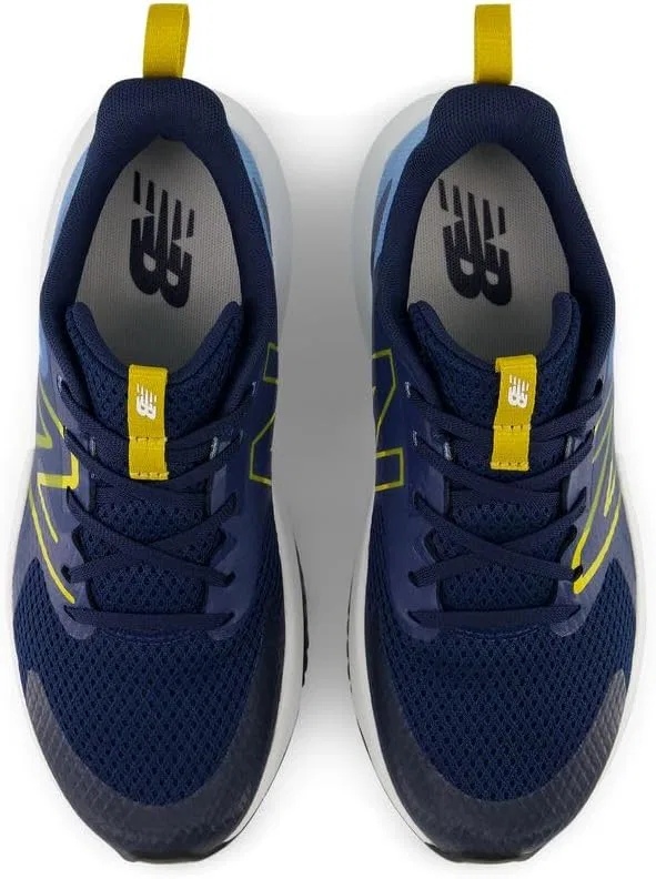 Детские кроссовки для мальчиков с принтом Rave Run New Balance, Analog Blue/Nb Navy — фото 4
