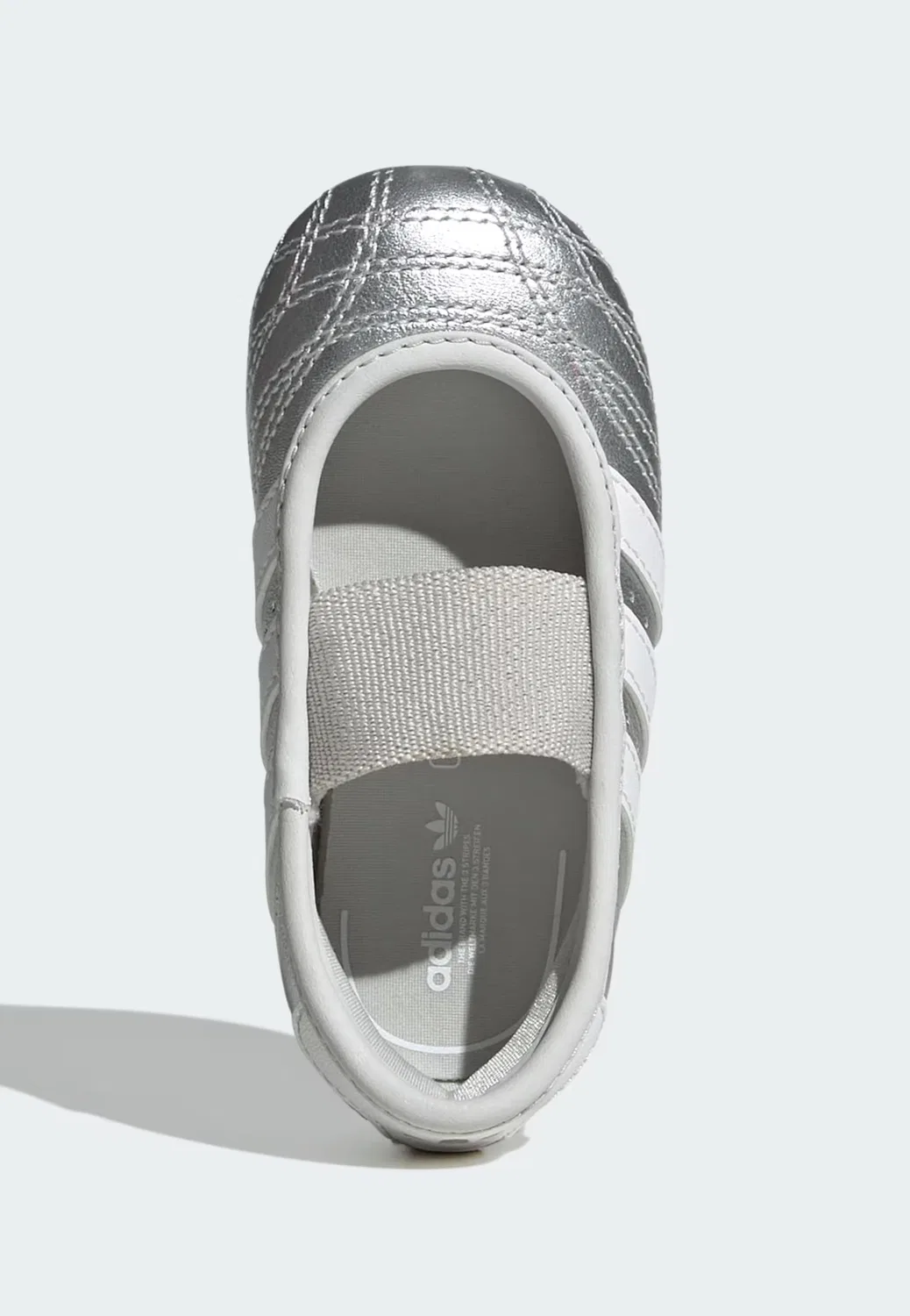 Кроссовки Adidas Originals Taekwondo серебристого цвета — фото 3