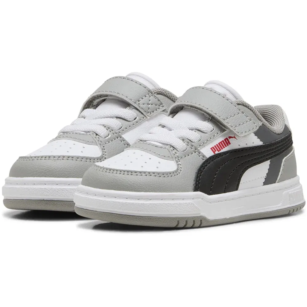 Детские кроссовки для девочек с липучкой Caven III Block AC+ Puma, White — фото 2