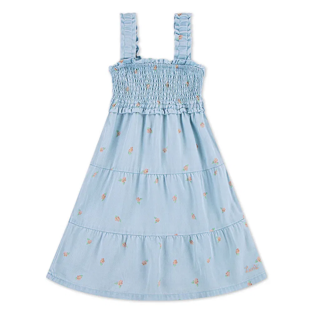 Платье без рукавов Smocked Levi's, синий
