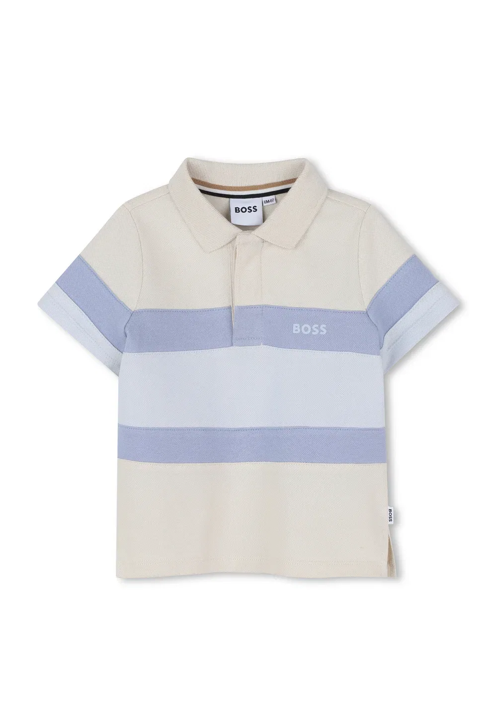 Met korte mouwen - поло рубашка Boss Kidswear, Vanille