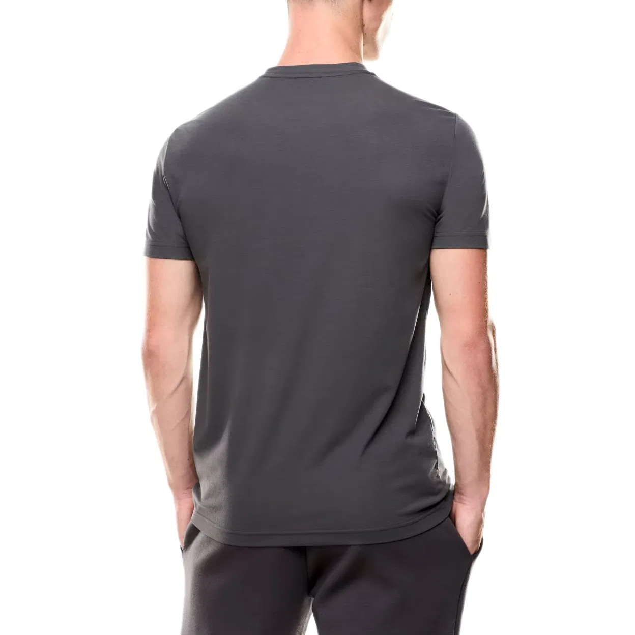 Мужская футболка Gray EA7 T Shirt EMPORIO ARMANI — фото 4