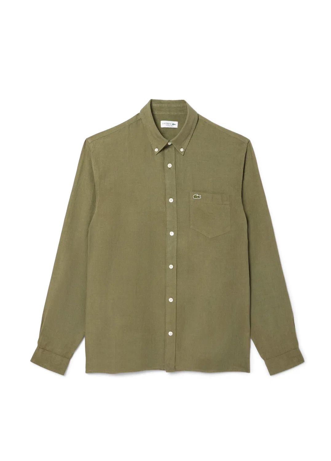 Рубашка Regular Fit Lacoste, Haki-BMY — фото 4
