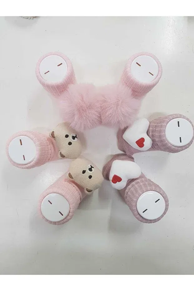 Детские носочки для новорожденных хлопковые 3 шт Baby By Bumbo, Pink