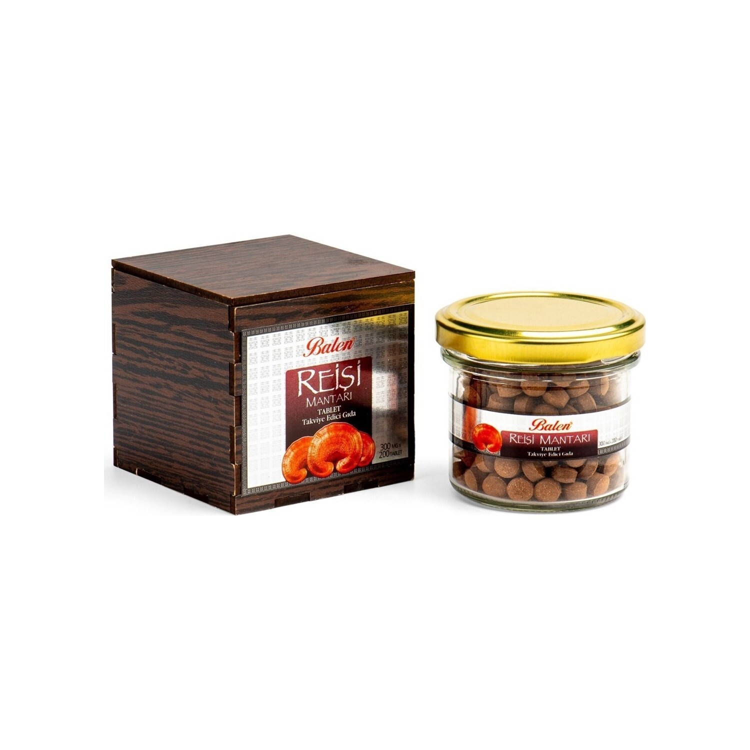 

Добавка Balen Reishi Mushroom 300 мг, 200 штук