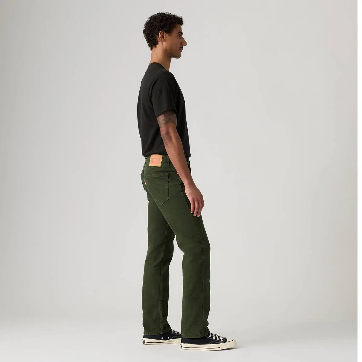 Мужские джинсы 505, стандартные Levi's, Rosin - Green — фото 4